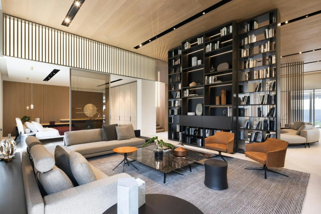 COSMO Lisi Library Mood Modern library lounge interior